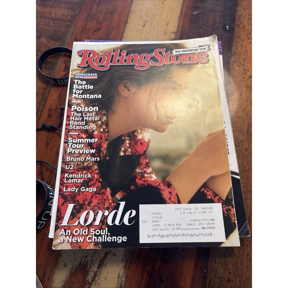 Rolling Stone June 2017 Illustrated Magazine Lorde Cover Music Celebrity